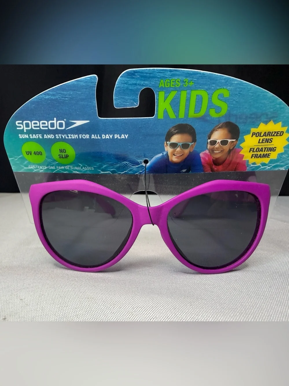 ☀️SUMMER SALE☀️Speedo Girls Sunglasses Pink w/ Maximum UV Protection NO Slip NWT